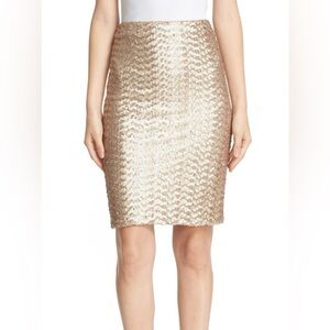 Gold Sequins Skirt